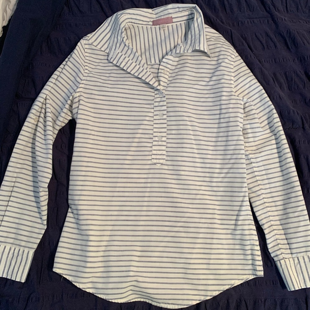 Harper Striped Button Down